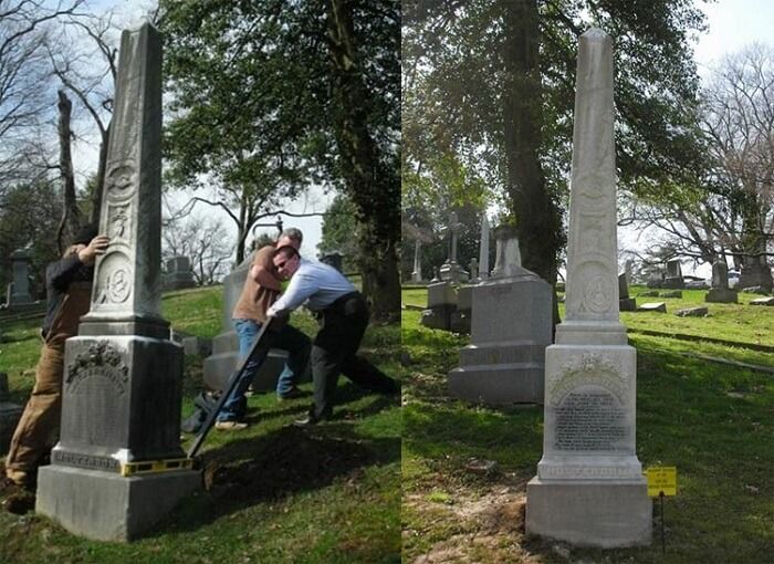 Obelisk restoration